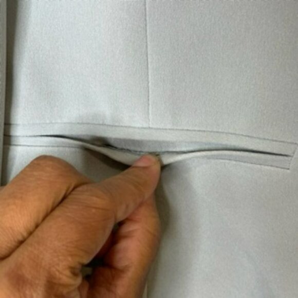 NWT Rena Rowan Vintage  Womens Suit Jacket Sky Blue Button Down Front Size 10 - Picture 8 of 9